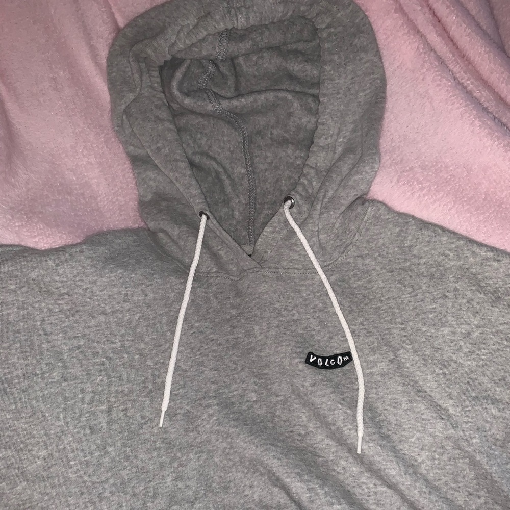 Volcom stone cropped t-shirt hoodie